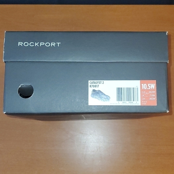 Rockport Mens Walking Shoe, K70817 Catalyst 2 Black, Size 10.5W - Picture 4 of 8